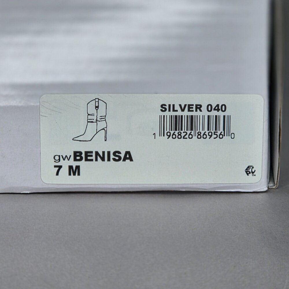 NWT GUESS Women's Benisa Pointy Toe Western Heeled Scrunch Booties Boots - Picture 5 of 6